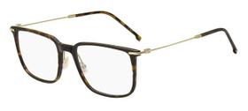 Óculos de Grau Boss Masculino Quadrado Marrom 1484 2ik