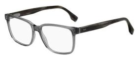 Óculos de Grau Boss Masculino Retangular Cinza 1517 2w8