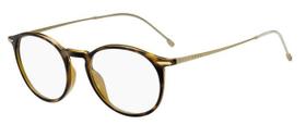 Óculos de Grau Boss Masculino Titânio Redondo Marrom 1190/it 086