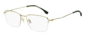 Óculos de Grau Boss Masculino Titânio Retangular Dourado 1516/g j5g