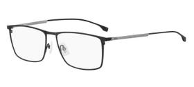 Óculos de Grau Boss Masculino Titânio Retangular Preto 0976 003