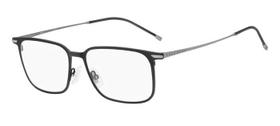 Óculos de Grau Boss Masculino Titânio Retangular Preto 1253 003