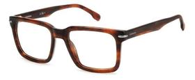 Óculos de Grau Carrera Masculino Quadrado Marrom 321 ex4
