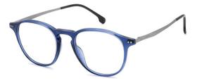 Óculos de Grau Carrera Masculino Redondo Azul 8876 pjp