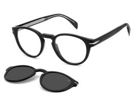 Óculos De Grau David Beckham Clip On Preto Polarized DB7104/CS 80799-49 Óculos De Grau David Beckham Clip On Preto Polarized DB7104/CS 80799-49