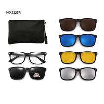 Óculos de Grau e Sol Mod 2325A Polarizado Lente Clip On 6x1