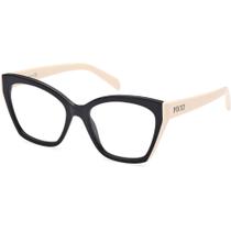 Óculos de Grau Emilio Pucci EP5216 004 Preto Óculos de Grau Emilio Pucci EP5216 004 Preto