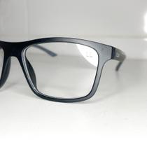 Óculos de Grau Estilo Moderno - Preto Fosco