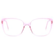 Óculos de Grau Feminino Bulget BG4108N K01 56-17 Rosa Translúcido