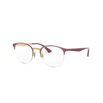 Óculos de Grau Feminino Ray Ban RB6422 3007 51 Metal Rosa