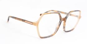 Óculos de Grau Feminino Rosê Aro Fechado 55mm