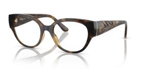 Óculos de Grau Feminino Vogue VO5482 W656 Redondo Dark Havana 52 18 Armação em Acetato Original Óculos de Grau Feminino Vogue VO5482 W656 Redondo Dark Havana 52 18 Armação em Acetato Original