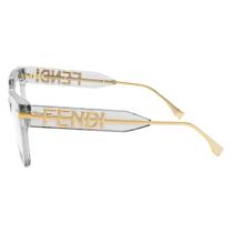 Óculos de Grau Fendi FE50065I 020 Cinza Translucido