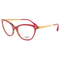 Óculos de grau Gatinho Ray-Ban RB5360 Rosa 5714