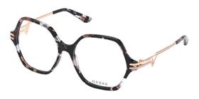 Óculos De Grau Guess Gu2831 055 Grande Mesclado Preto