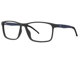 Óculos De Grau HB Polytech 0279 Matte Black Blue Print Carbon Fiber Demo Óculos De Grau HB Polytech 0279 Matte Black Blue Print Carbon Fiber Demo