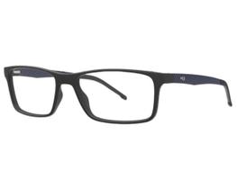 Óculos De Grau HB Polytech 0533 Matte Black Blue Print Carbon Fiber