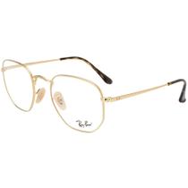 Óculos de Grau Hexagonal Ray Ban RB6448 2500 Dourado