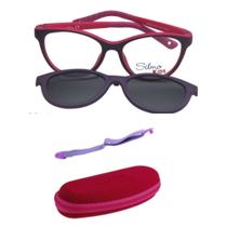 Óculos de grau Infantil Clip-on Ultra Flexível Silmo Kids SK260850 Violet