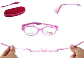 Óculos de grau infantil silmo kids 18101 pink 43