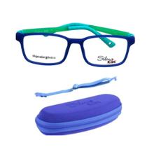 Óculos de grau Infantil Silmo Kids SK18120 Azul e Verde 51