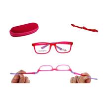 Óculos de Grau Infantil Silmo Kids SK18122 Vermelho