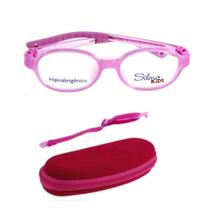 Óculos de grau Infantil Ultra Flexível Silmo Kids SK18101 Tam 43
