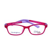 Óculos de grau Infantil Ultra flexível Silmo Kids Sk18106 Pink 48
