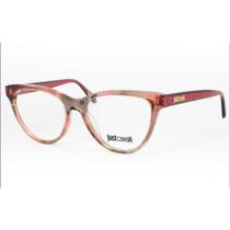 Óculos de Grau Just Cavalli VJC009 0TAE Rosé Translucido