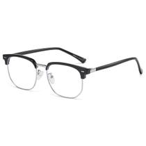 Óculos de Grau KFUGMAQN Miopia Preto Prata -0,5D Óculos de Grau KFUGMAQN Miopia Preto Prata -0,5D
