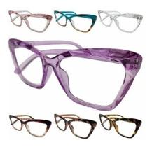 Oculos De Grau Lindo Estiloso Moderno Adulto Idoso Cristal