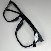 Óculos de Grau Masculino Armação Preta com Hastes Vermelhas