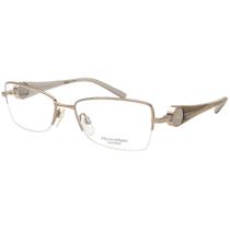Óculos de Grau Meio Aro Ana Hickmann AH1196 08C Prata