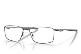 Óculos de grau Oakley OX3217-1453 Socket 5.0 - Dk Mt Silver / Blue Colorshift / Demo Lens