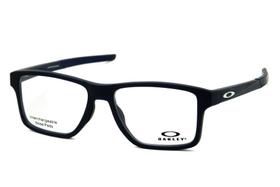 Óculos de grau Oakley OX8143 0454 Chamfer Squared - Universe Blue / Demo Lens