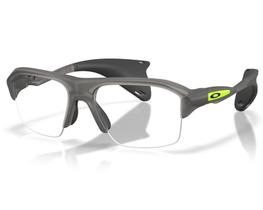 Óculos De Grau Oakley Stunt Glider Satin Grey Smoke OX8198 02-60 Óculos De Grau Oakley Stunt Glider Satin Grey Smoke OX8198 02-60
