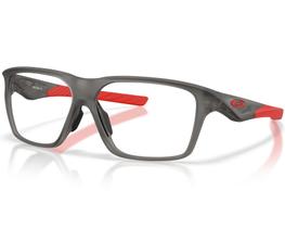 Óculos De Grau Oakley Versafuse SQ Satin Grey Smoke Extra Temple OX8201 02-56 Óculos De Grau Oakley Versafuse SQ Satin Grey Smoke Extra Temple OX8201 02-56