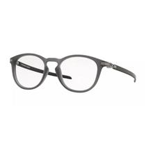 Óculos de Grau Original Oakley Cinza Redondo Acetato Sem plaqueta Masculino OX8149