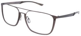 Óculos de Grau Porsche Design Masculino Quadrado Marrom p8388 b
