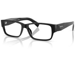 Óculos De Grau Prada Catwalk Preto Brilho PRB09V 16K1O1-57 Óculos De Grau Prada Catwalk Preto Brilho PRB09V 16K1O1-57