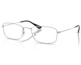Óculos De Grau Ray Ban Evolution Prata RX6647 2501-55 Óculos De Grau Ray Ban Evolution Prata RX6647 2501-55