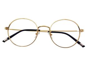 Oculos De Grau Redondo Feminino Masculino G06a Metal Vintage - UNNIK EYEWEAR