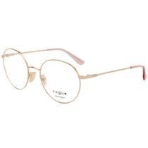 Óculos de Grau Redondo Vogue VO4177 Rosé Gold 5152
