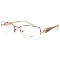 Óculos de grau retangular Ana Hickmann Duo Fashion AH1165 08D Rosé Gold