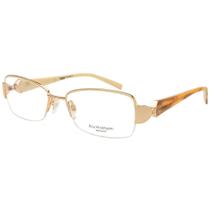 Óculos de grau retangular Ana Hickmann Duo Fashion AH1190 04C Dourado