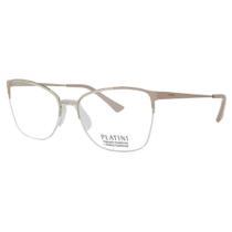 Óculos de grau retangular Platini P91186 H405 Nude