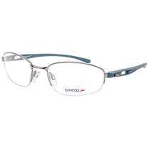 Óculos de Grau Retangular Speedo SP1313 02C Prata