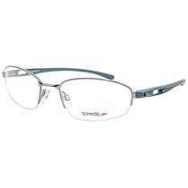 Óculos de grau Retangular Speedo SP1313 Prata 02C Óculos de grau Retangular Speedo SP1313 Prata 02C