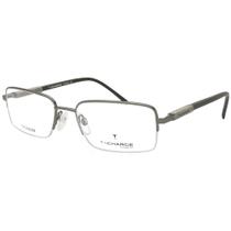 Óculos De Grau Retangular T-Charge T1152 03A Cinza
