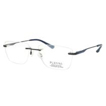 Óculos de grau Sem Aro Platini P91188 H637 Preto Fosco